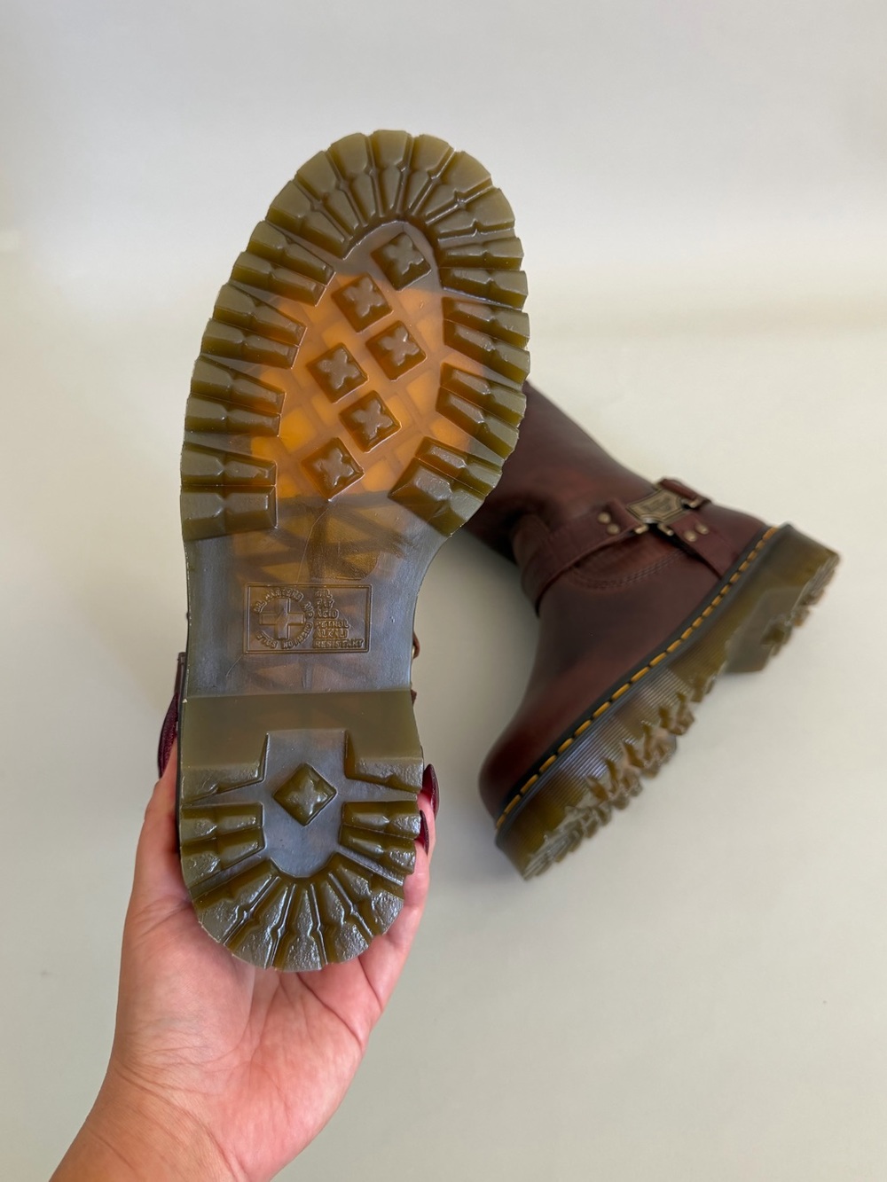 DR. MARTENS Anistone Hi Biker Boots - Picture 10 of 10